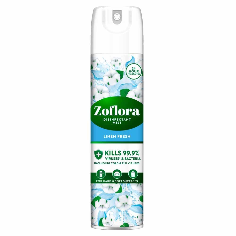 Zoflora Disinfectant Mist Linen Fresh Case of 6 x 300ml Image 3