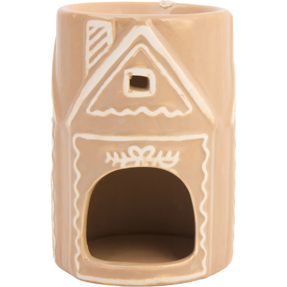 Gingerbread House Shaped Wax Burner Set Neutral Image 5