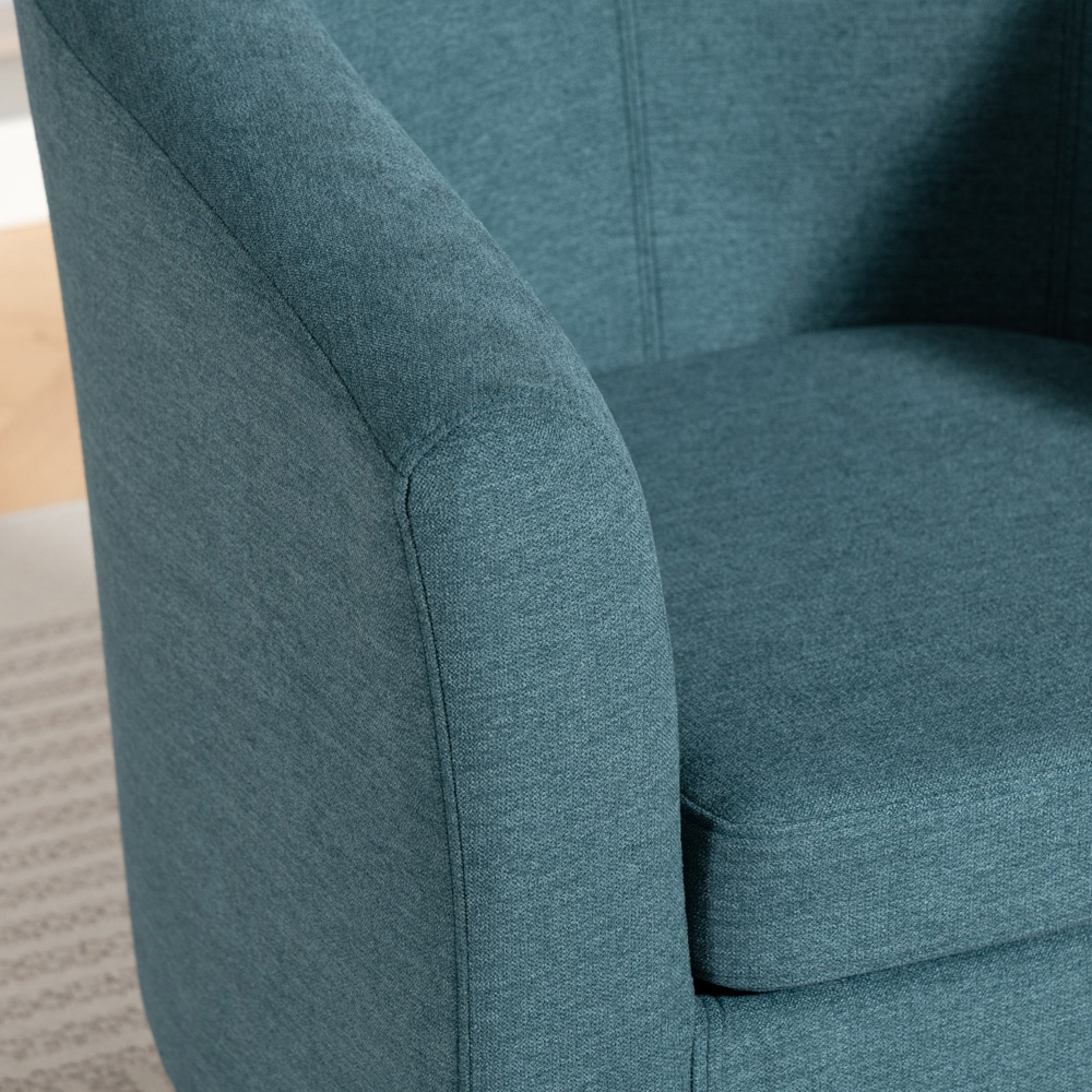 Artemis Home Beulah Teal Fabric Accent Chair Image 2