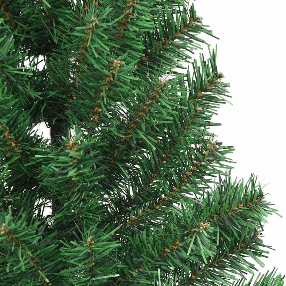 vidaXL Pre-Lit Green Artificial Christmas Tree 8ft Image 6