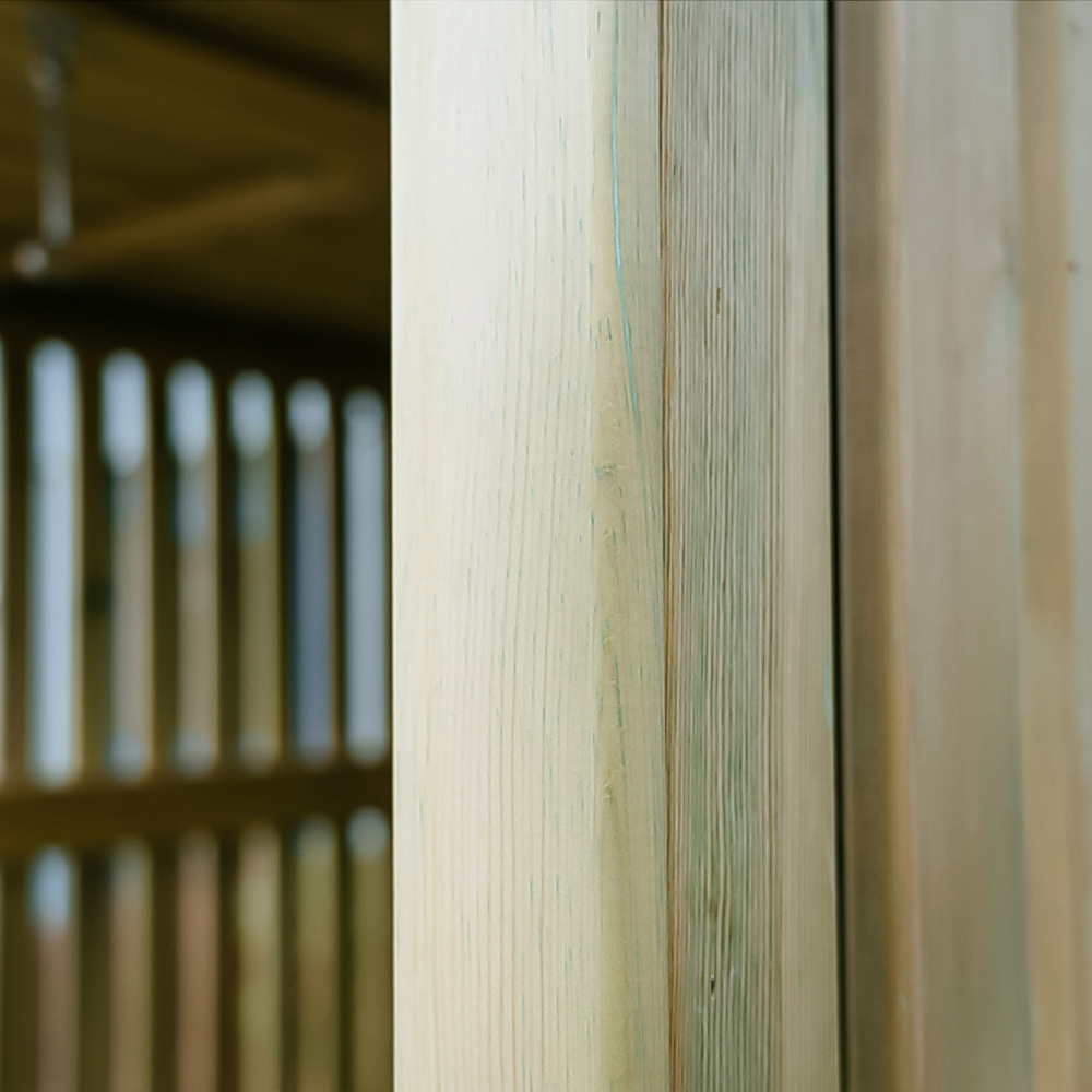 The Garden Village Whalley Commercial Euro 660L or 1100L Wheelie Bin Shed with Roof Image 5