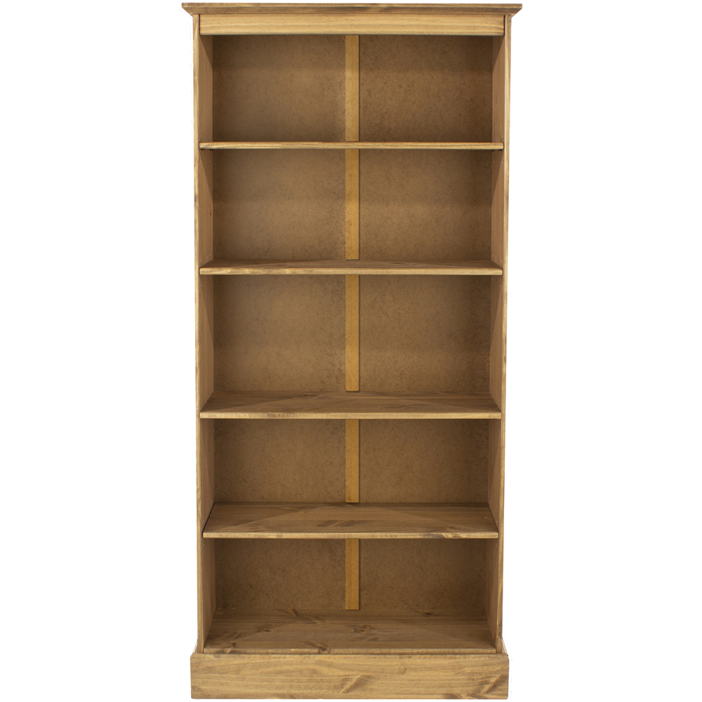 Core Products Corona 5 Shelf Pine Tall Bookcase Image 3