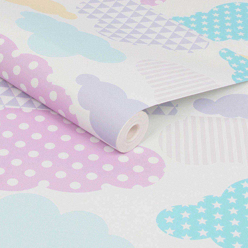 Fresco Marshmallow Clouds Wallpaper Image 2