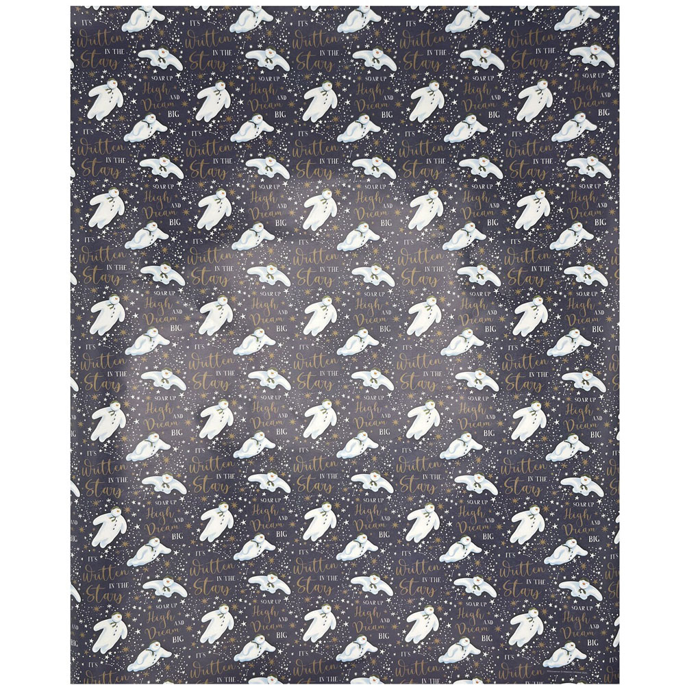 The Snowman Gift Wrap 4m - Dark Blue Image 3
