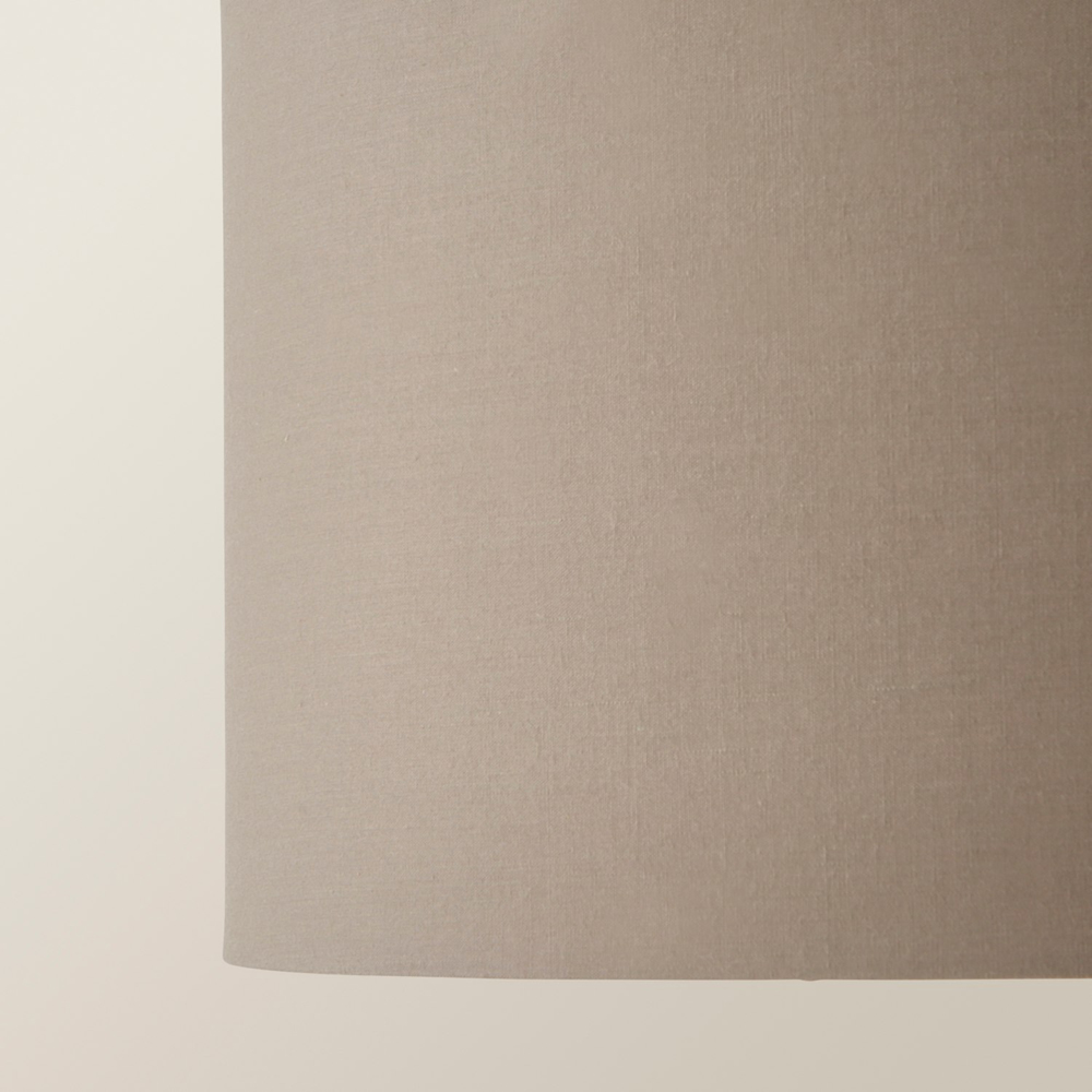 ValueLights Reni Taupe Fabric Small Drum Ceiling Lamp Shade Image 4