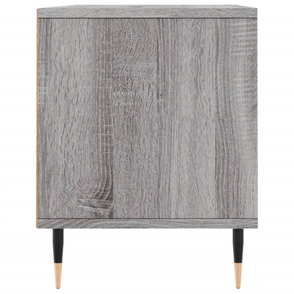 vidaXL 2 Door 2 Shelf Grey Sonoma TV Cabinet Image 7