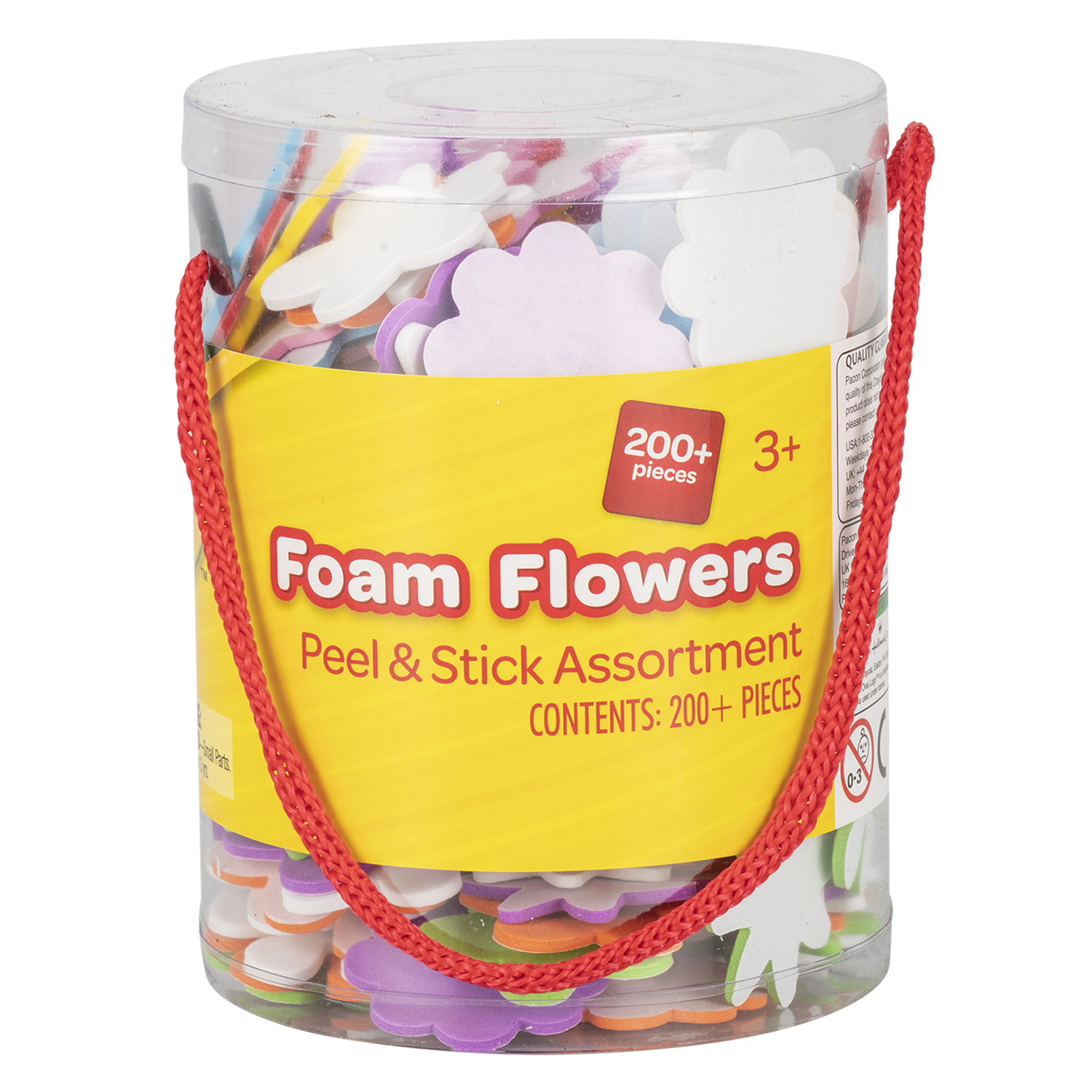 Crayola Assorted Foam Flowers Tub Image 1