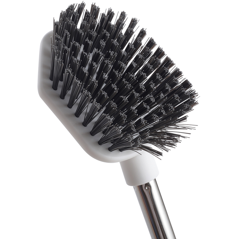 Living and Home Silicone and Nylon Toilet Bowl Cleaning Brush Set Image 6