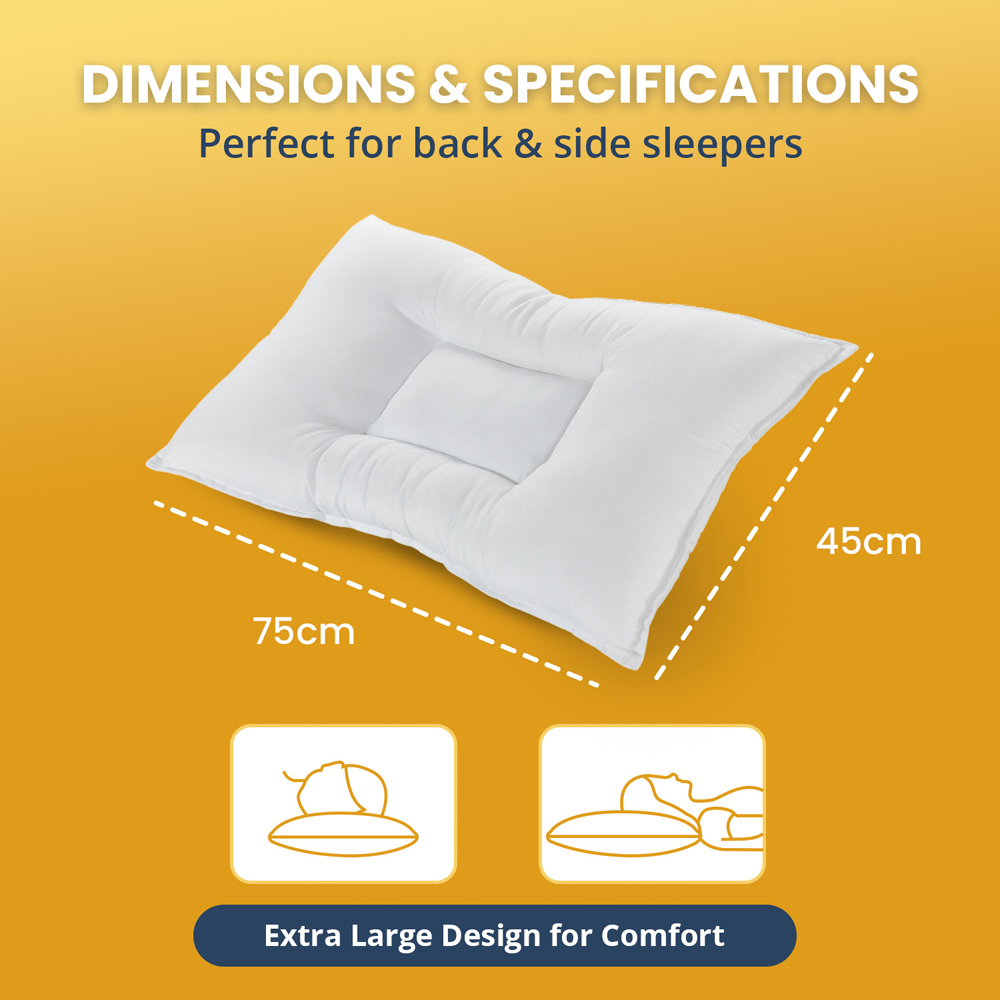 Velosso Contoured Design Anti-Snore Pillow Image 3