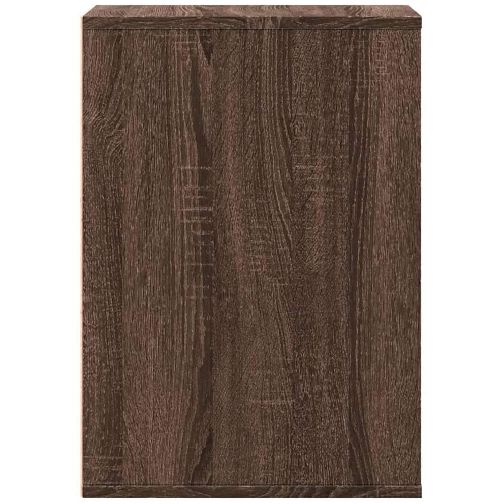 vidaXL 3 Drawer Brown Oak Wooden Chest of Drawers Image 5