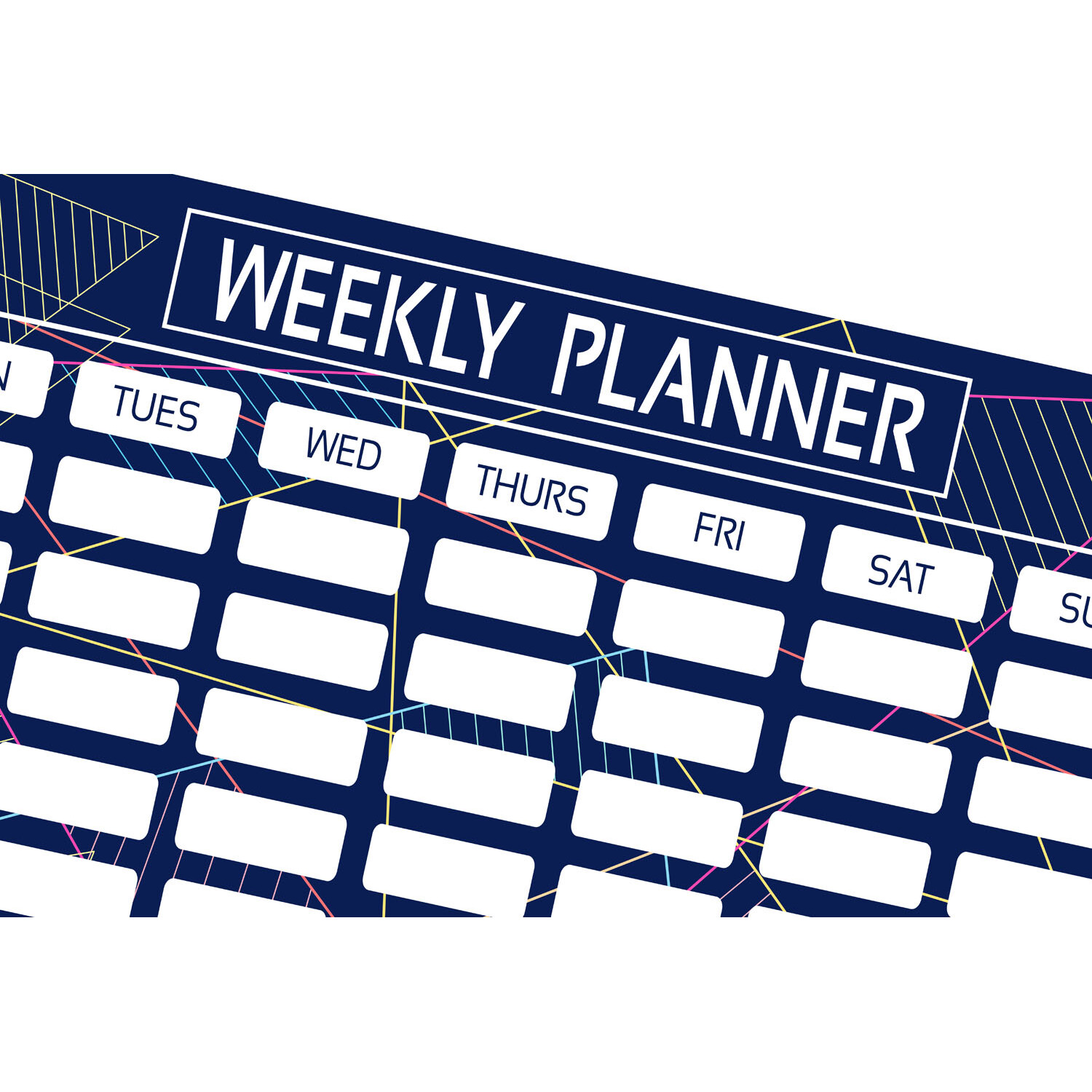 Weekly Planner Erasable Board Image 3