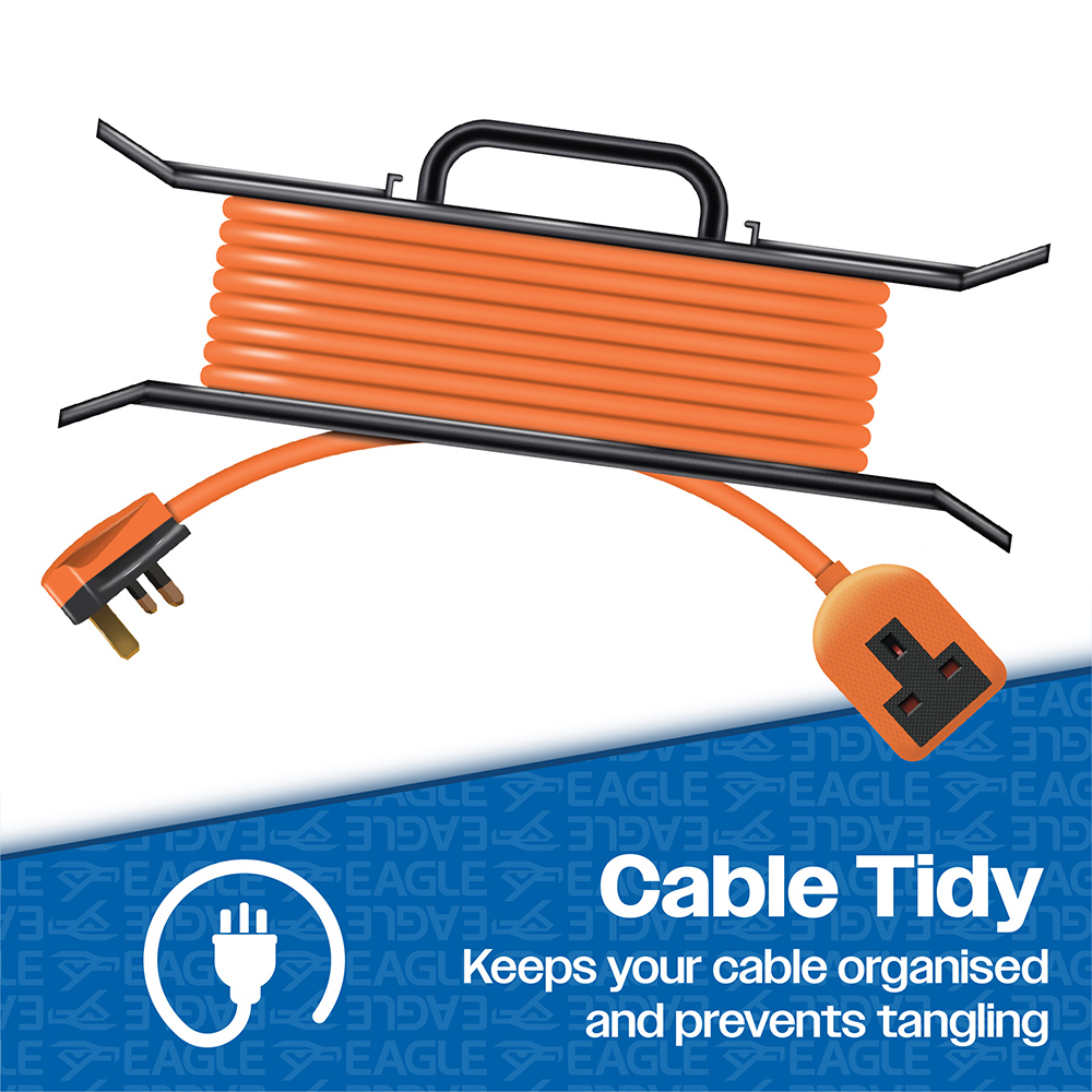 Eagle 1-Gang 13A H Frame Extension Cable 10m Image 5