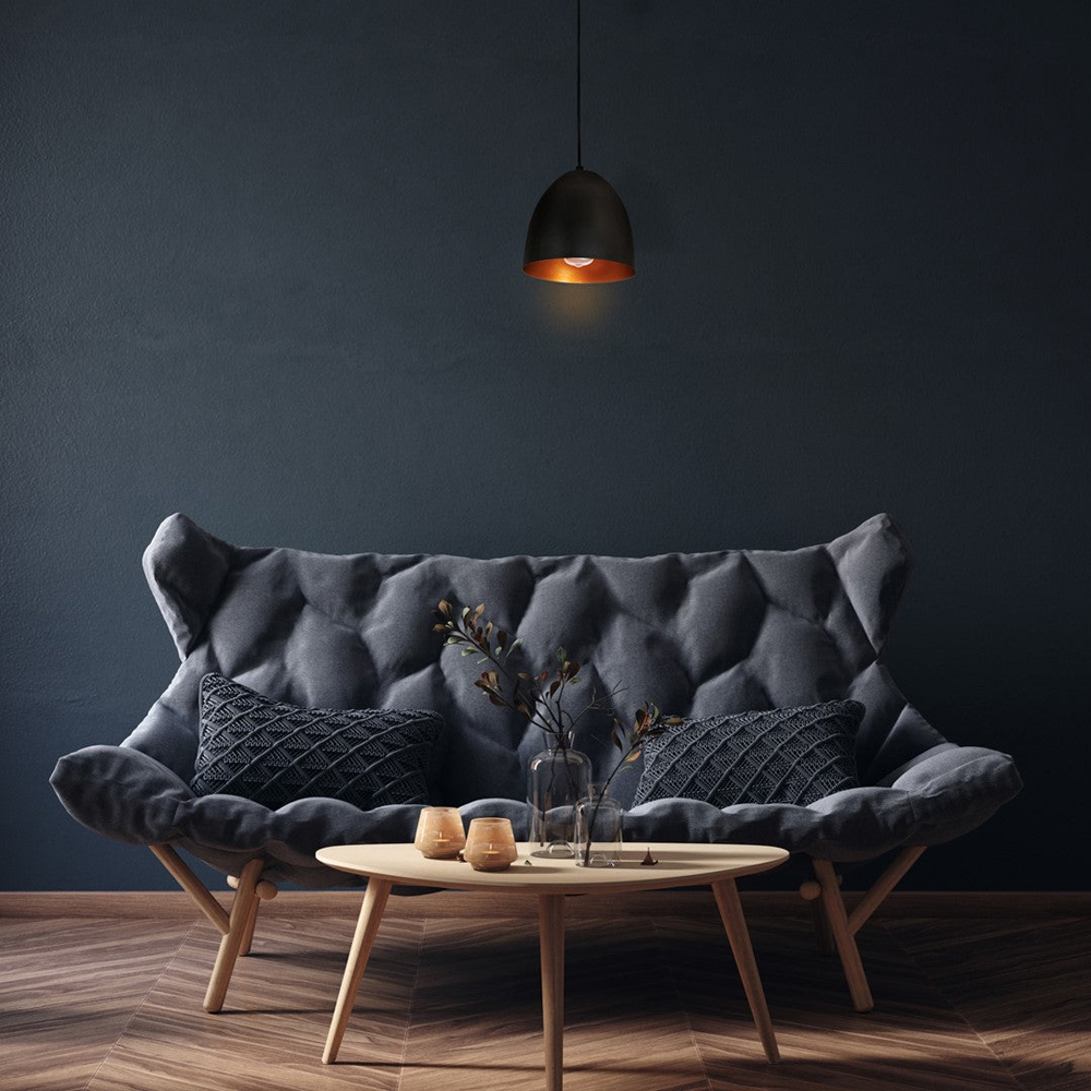 Milagro Vegas Black Pendant Lamp 230V Image 6