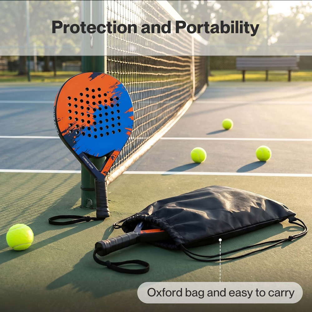 Traderight Centra Black Padel Tennis Racket 360g Image 7