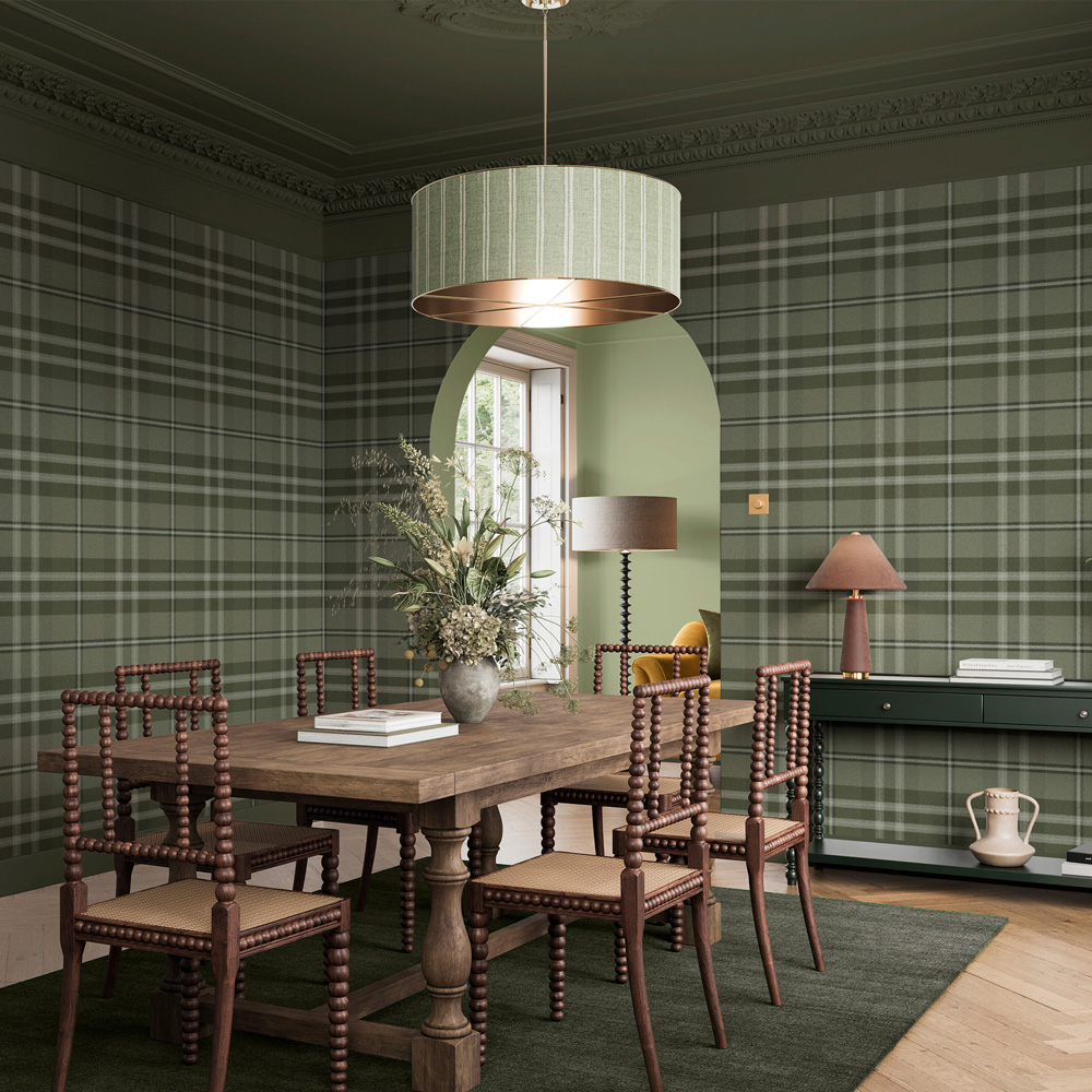 Superfresco Easy Eildon Weave Forest Wallpaper Image 3