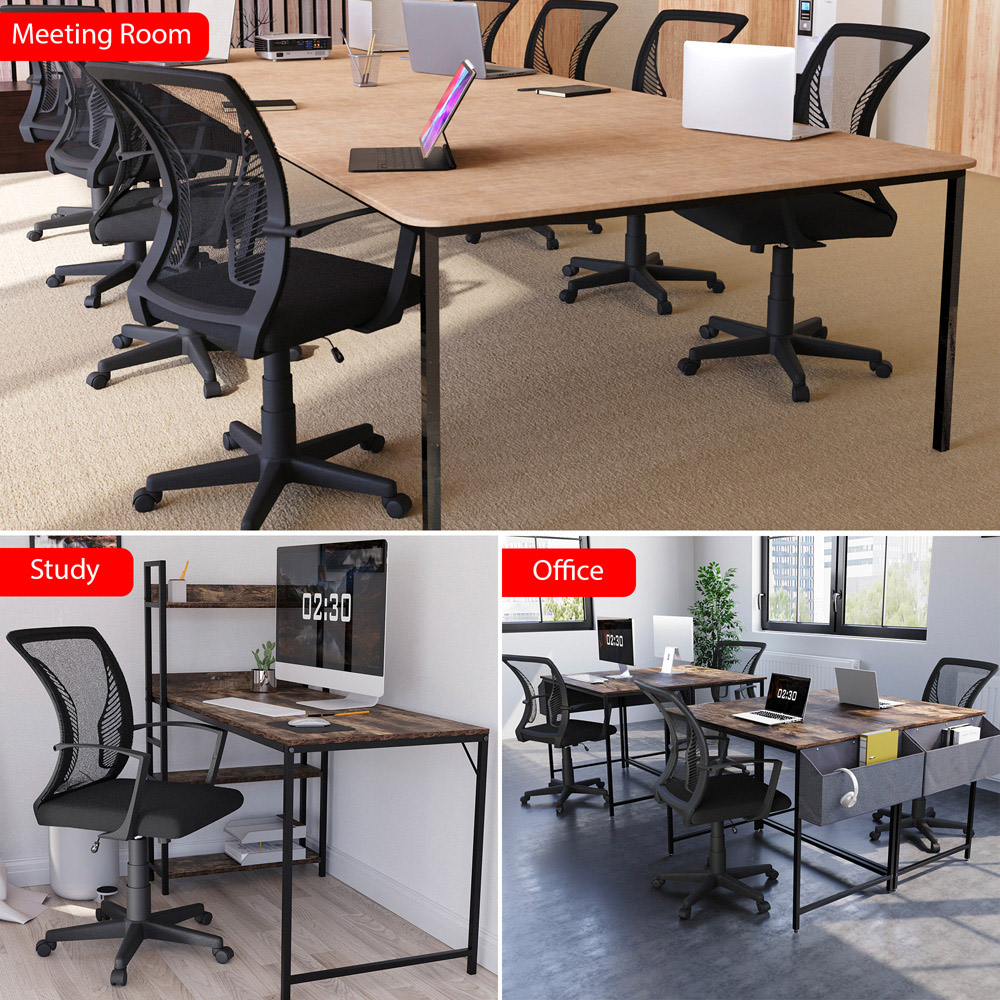 Vida Designs Airdrie Black Mesh Office Chair Image 4