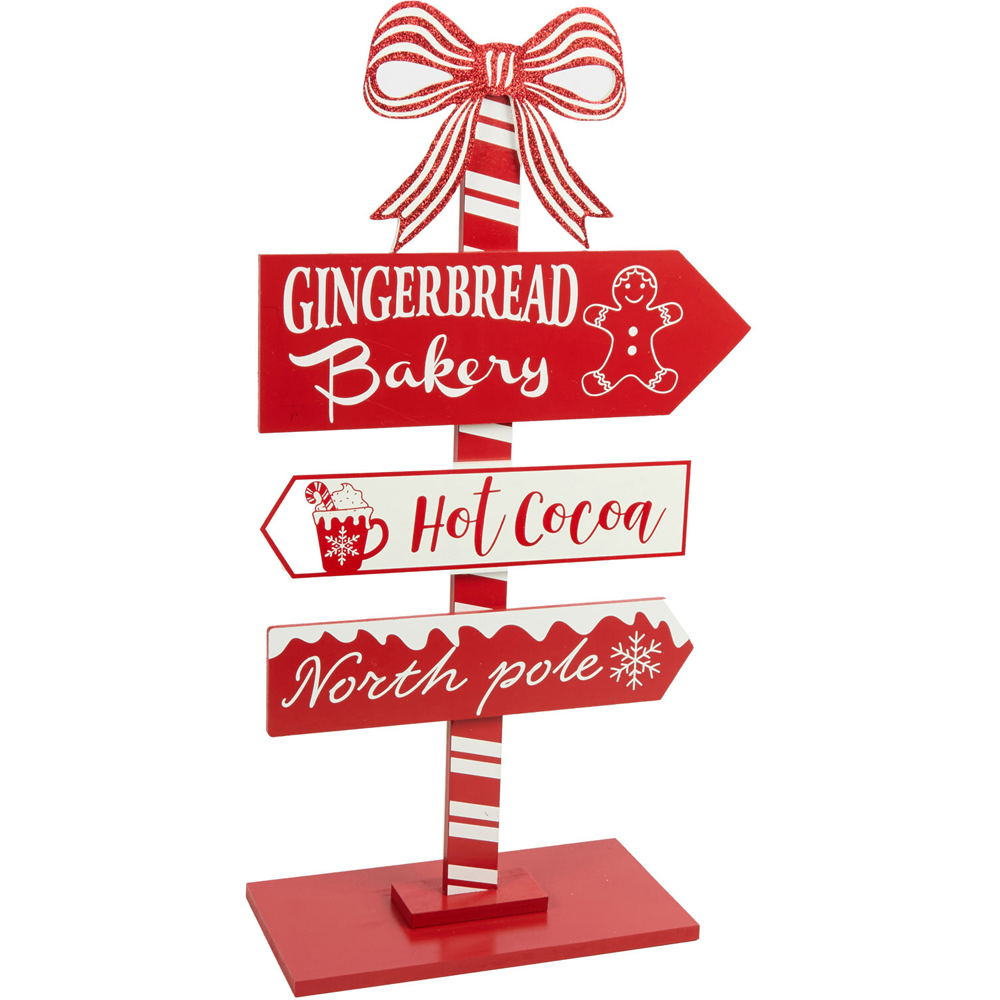 Candy Cane Bakery Lane Sign Image 2