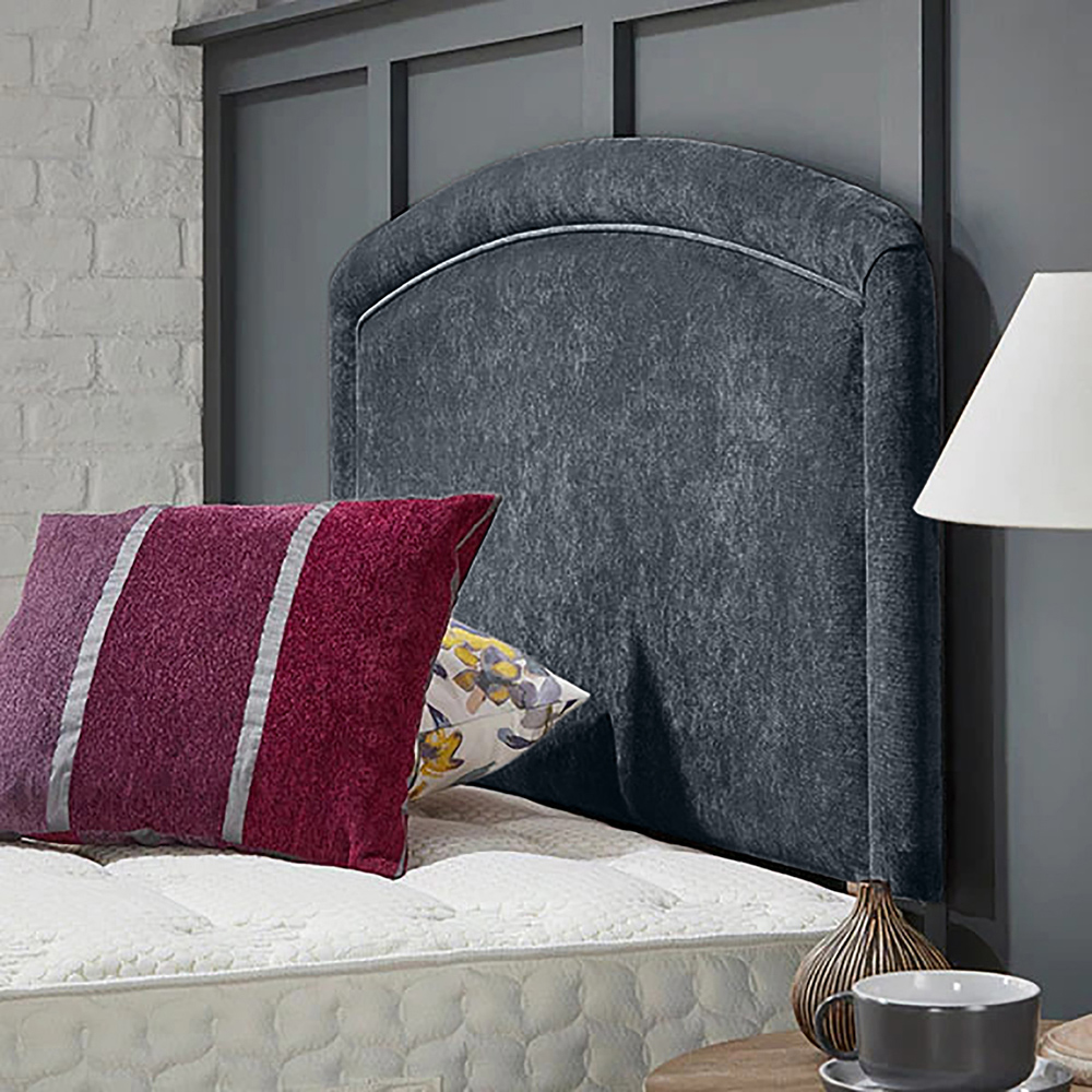 Eleganza Home Melanie Super King Size Charcoal Naples Strutted Headboard Image 2