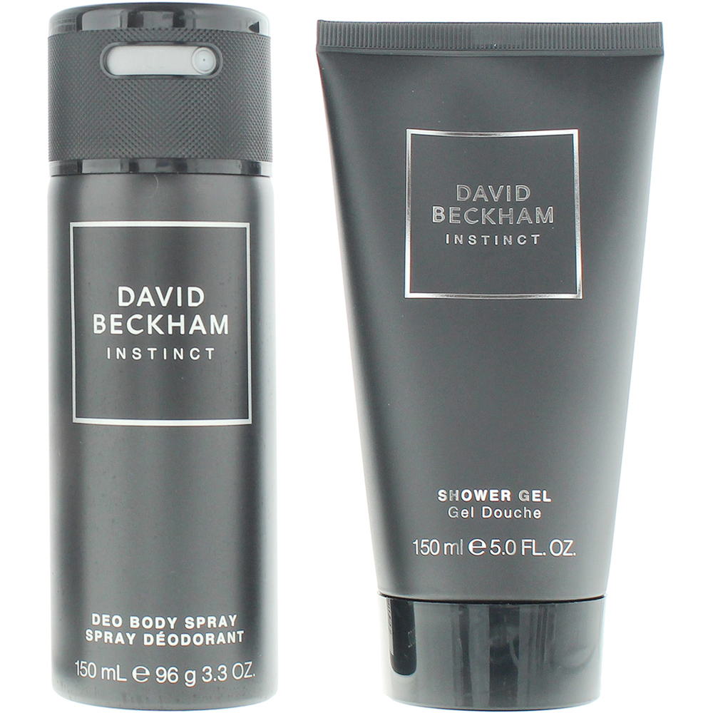 David Beckham Instinct Deodorant Spray 150ml Gift Set Image 2