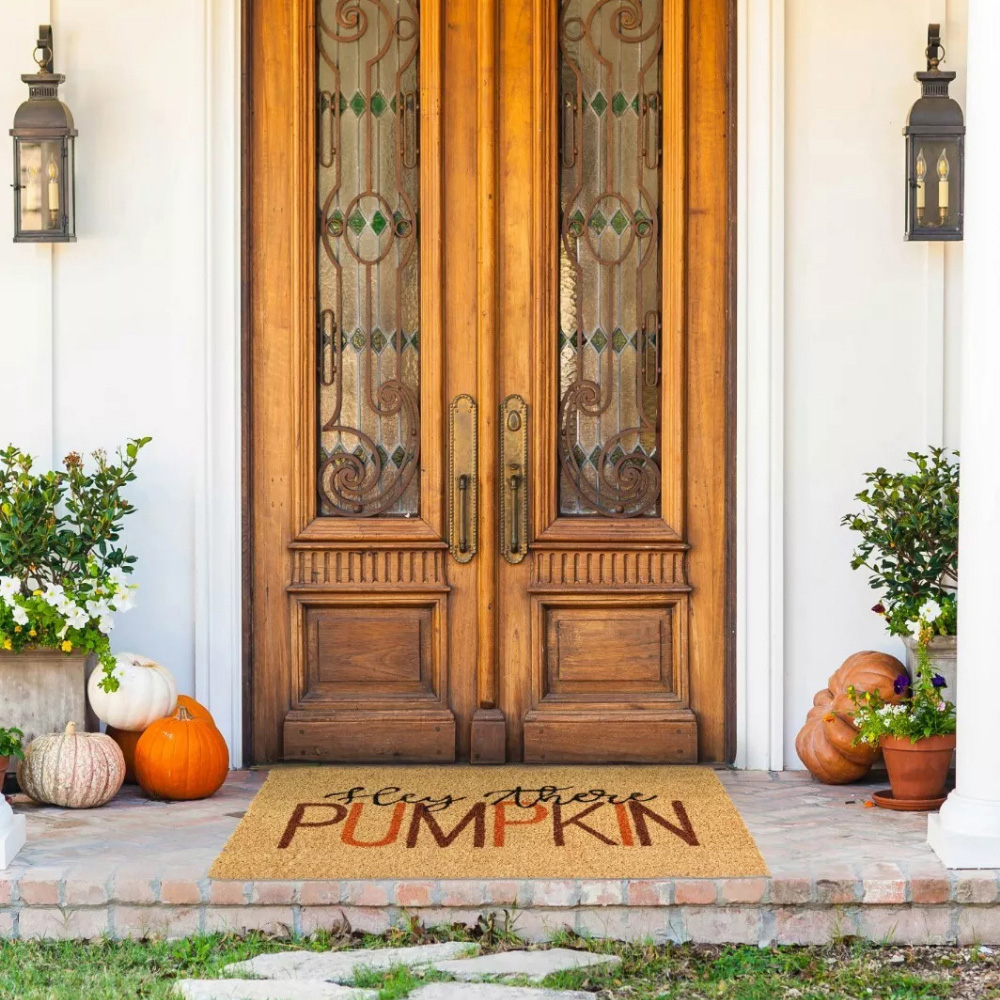 Garden Mile Hey There Pumpkin Non Slip Door Mat Image 7