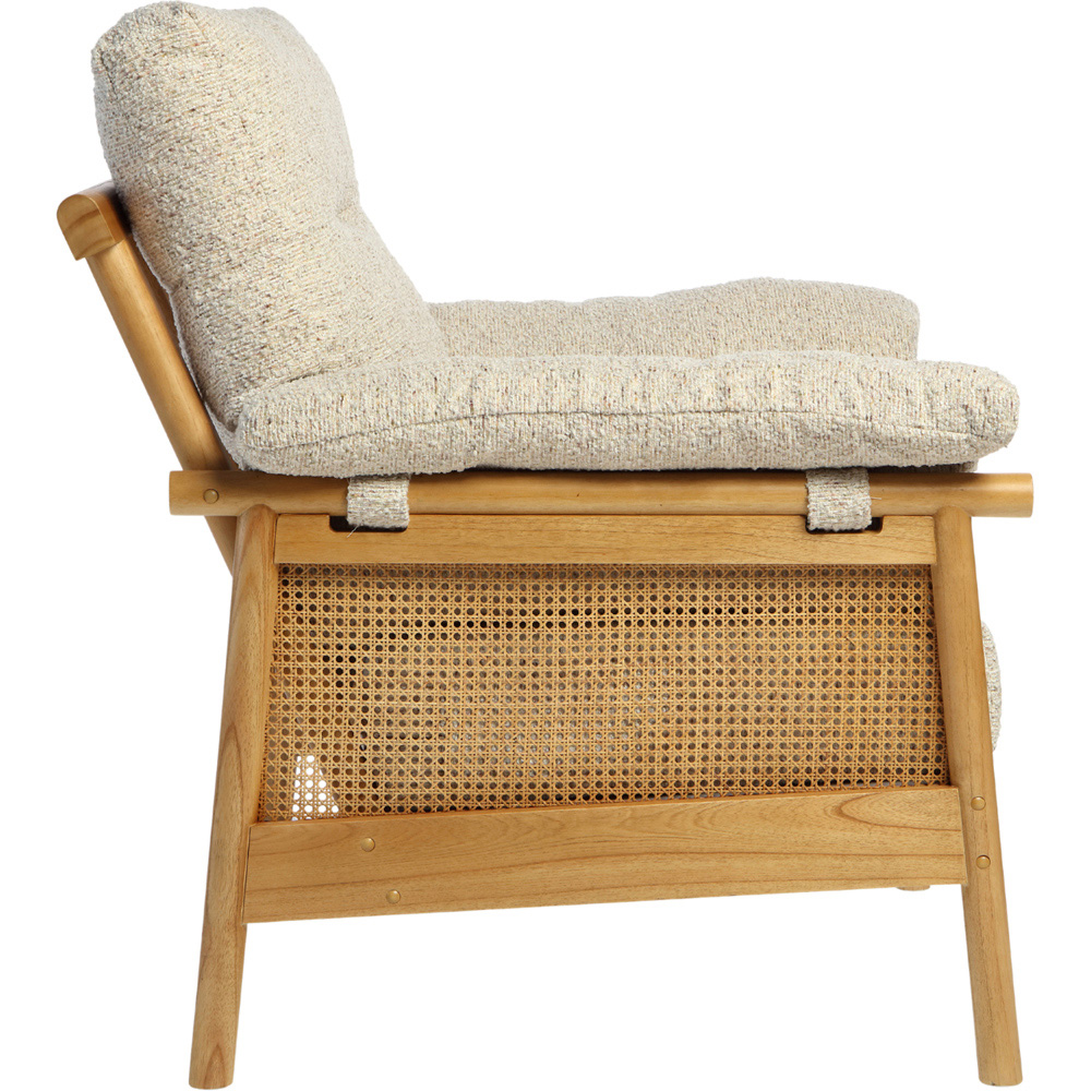 Desser Mindi Light Oak Natural Rattan Sutton Armchair Image 4