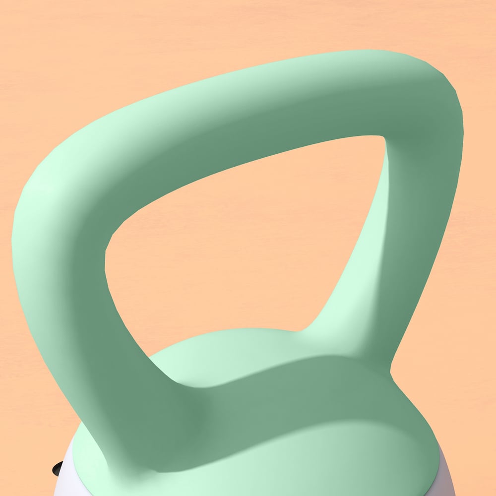 SPORTNOW Soft Kettlebell with Non Slip Handle 8kg Image 3