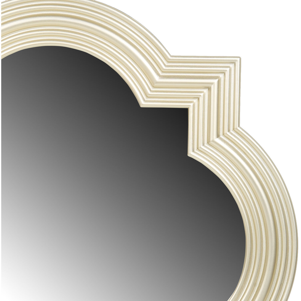Quatrefoil Mirror Champagne Image 3