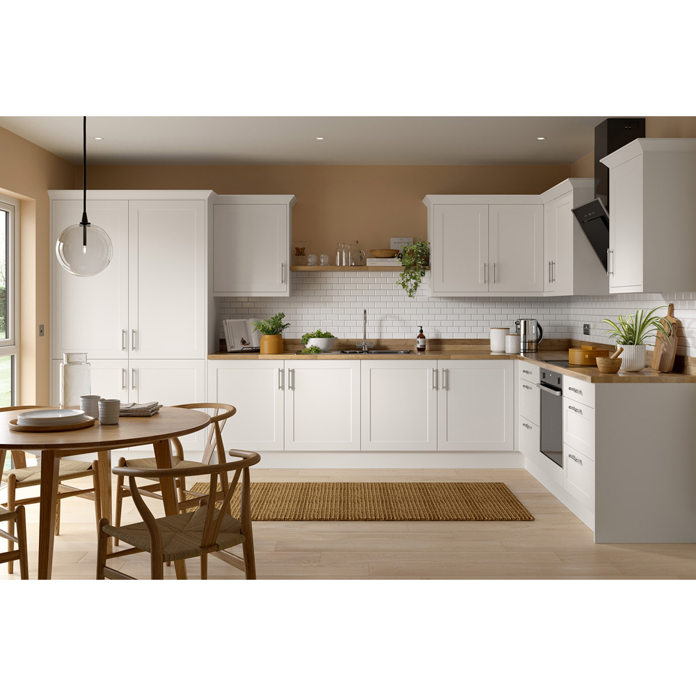 Kitchen Kit Matt White Pre Glued Edge Tape 50m Image 2