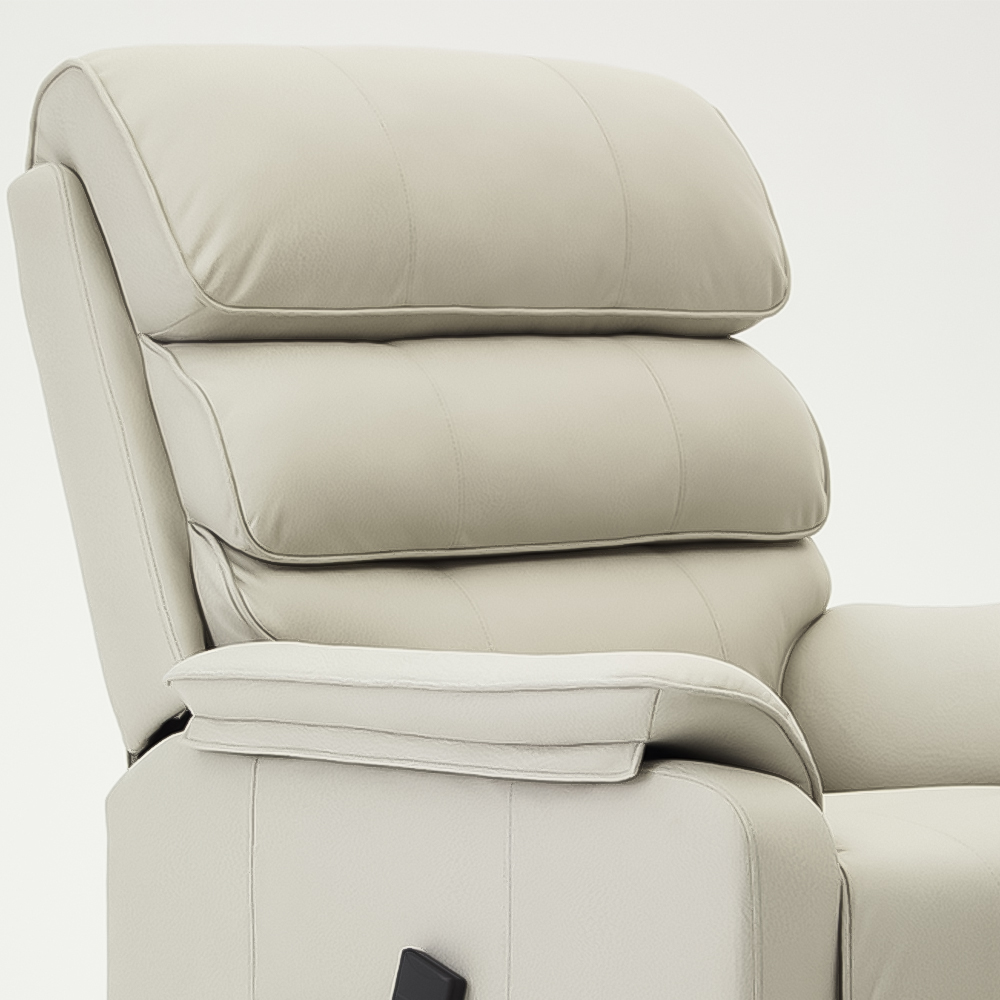 Home Detail Blair Light Grey Electric Recliner Chair Image 3