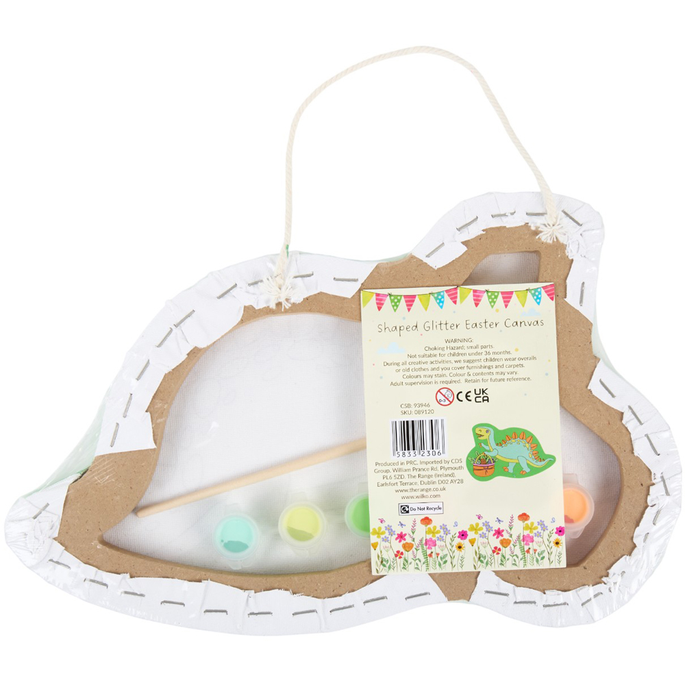 Easter Animal Shaped Glitter Paint Your Own Canvas Image 5