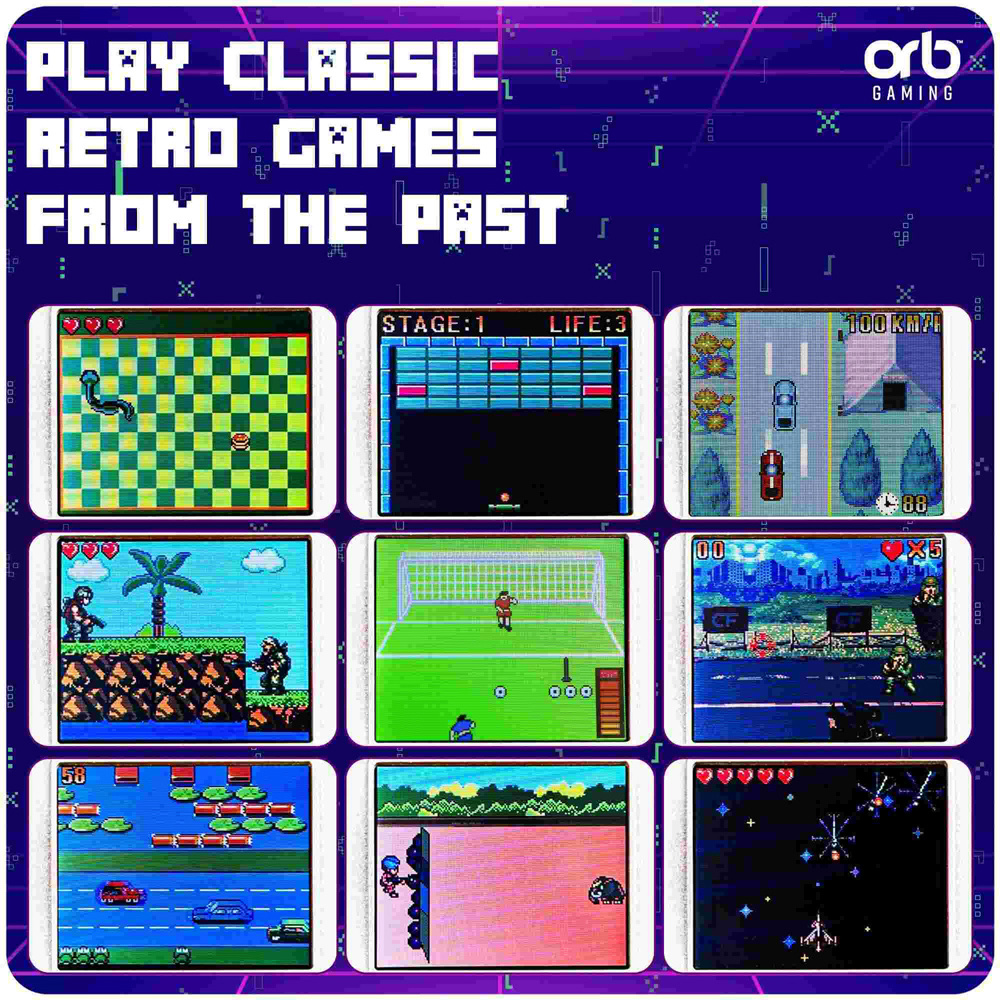 Thumbs Up Orb 150 Games Gold Retro Mini Handheld Gaming Console Image 5