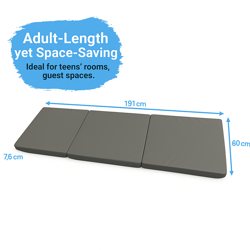 House Of Home Silver Memory Foam Foldable Z Bed Image 3