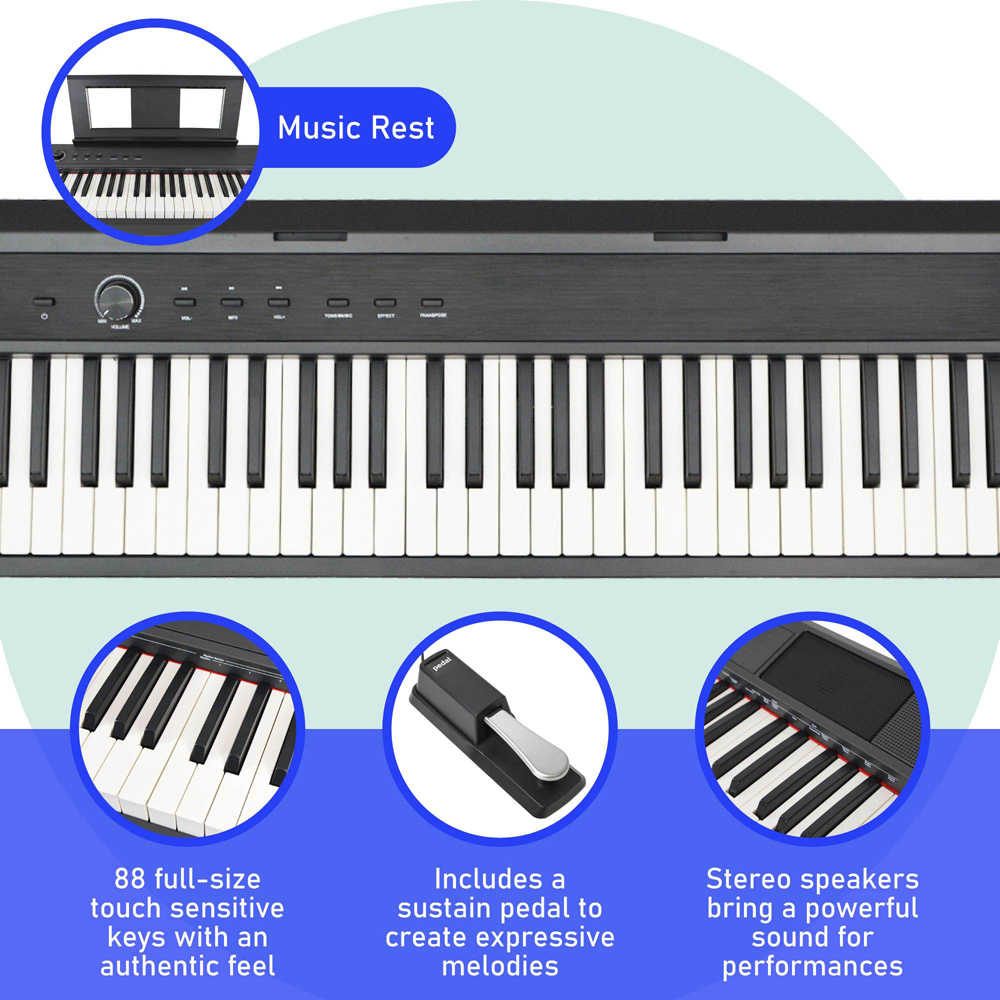 Axus AXD55 88 Note Digital Stage Piano Image 7