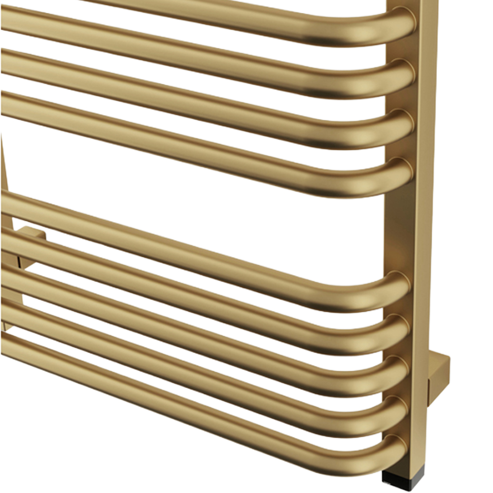 Terma Alex One 2728BTU Brass Electric Towel Rail 1580 x 500mm Image 5
