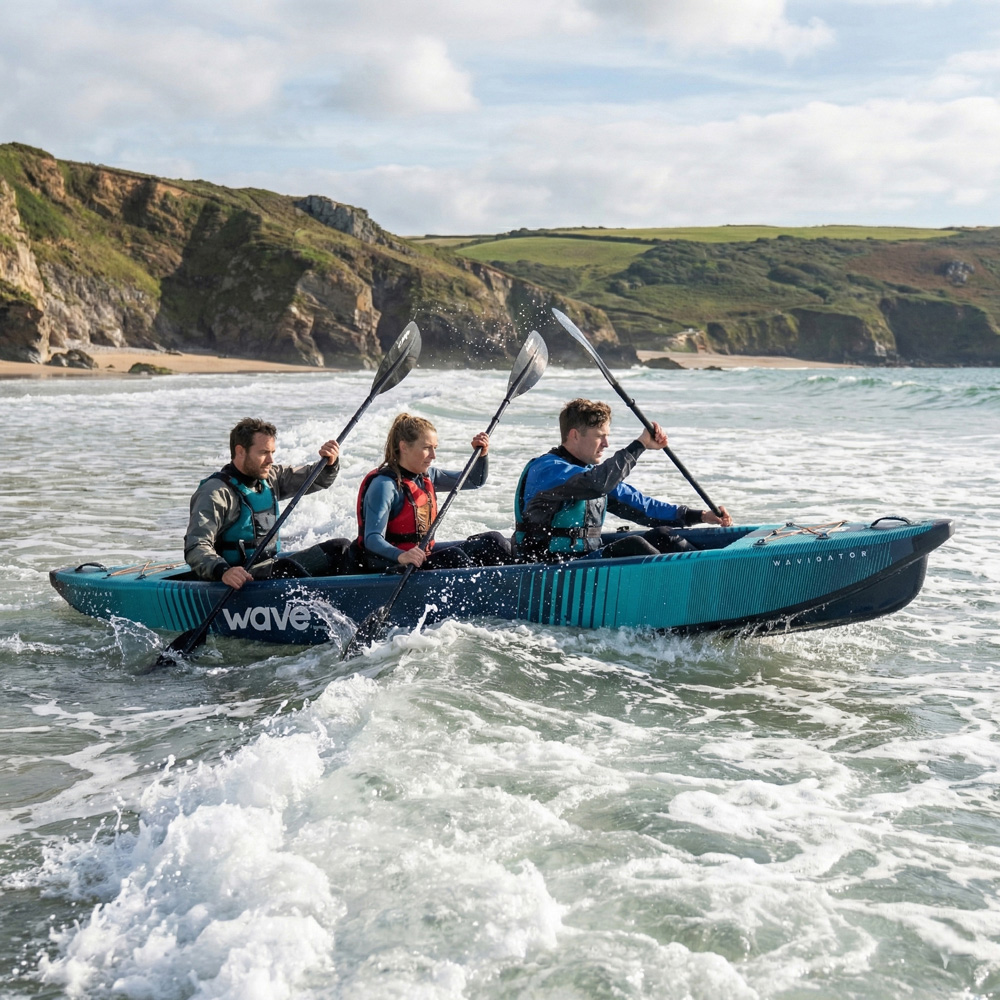 Wave Navigator 3.0 Single Person Navy Kayak Image 6