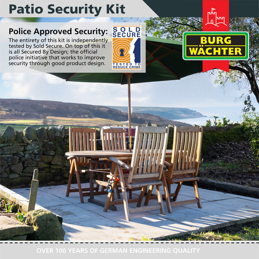 Burg-Wachter Patio Security Kit Image 2