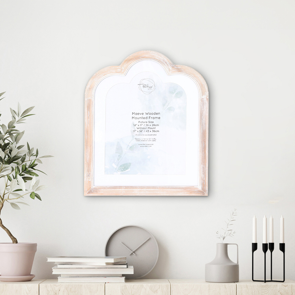 Maeve Wooden Mounted Frame Natural 11 x 14inch Image 2