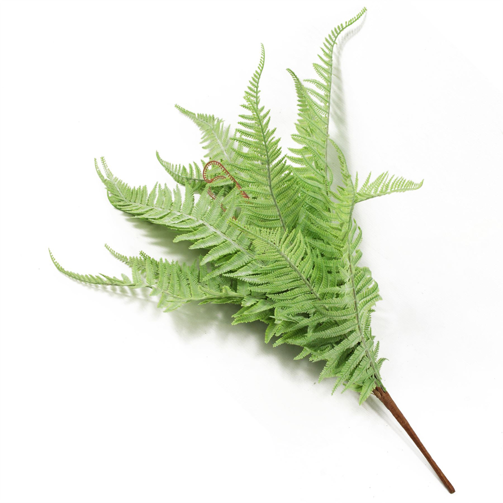 Leaf Light Green Bushy Dixie Wood Fern Artificial Plant 60cm 6 Pack Image 2