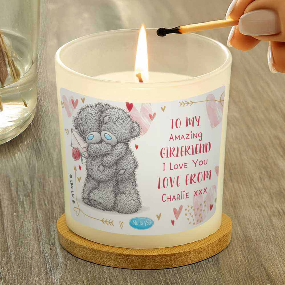 Personalised Memento Personalised Me To You Love Forever Scented Jar Candle Image 2