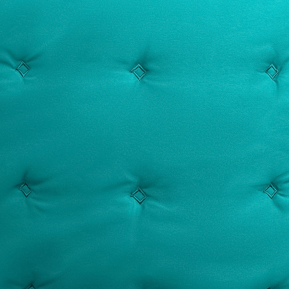 Intimates Boston Velvet Teal Filled Cushion 43 x 43cm 2 Pack Image 2