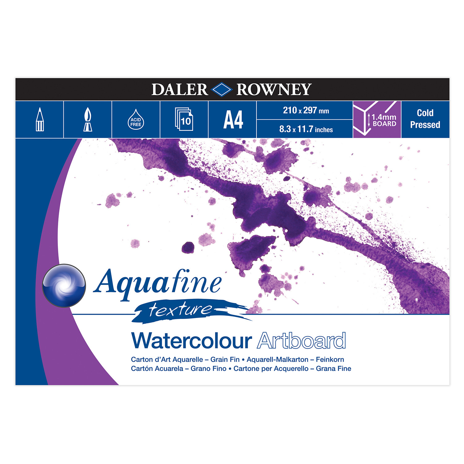 Daler-Rowney Aquafine Watercolour Artboard Image 1