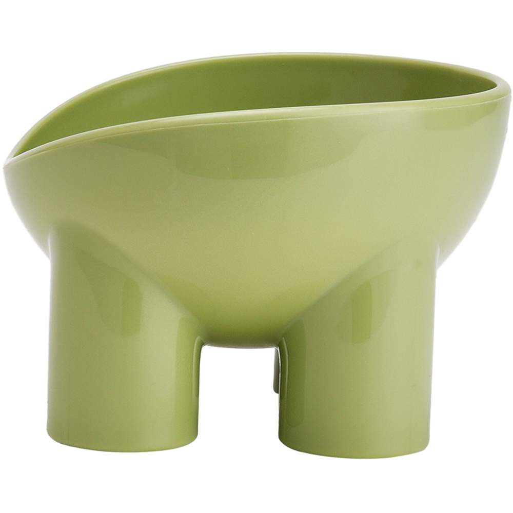 H&O Direct Green Elephant Leg Neck Guard Anti Tip Pet Feeder Bowl 13cm Image 2