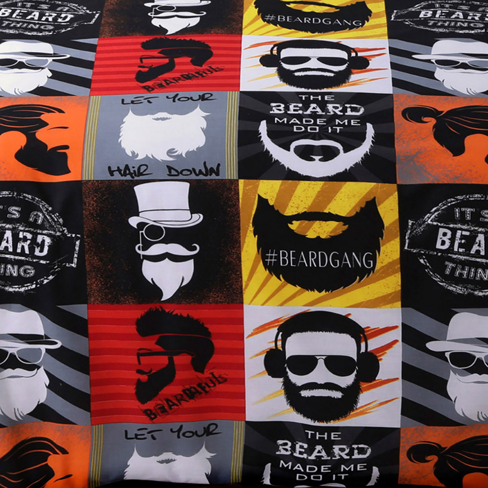 Velosso Its A Beard Thing Single Duvet Set Image 3