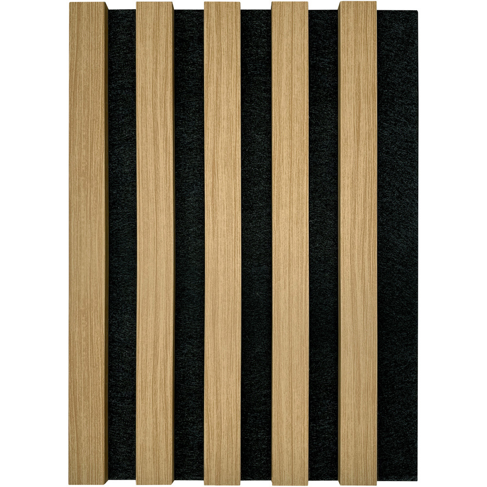 JB Kind 240 x 60.8cm Oak Laminate Acoustic Wall Panel Image 3