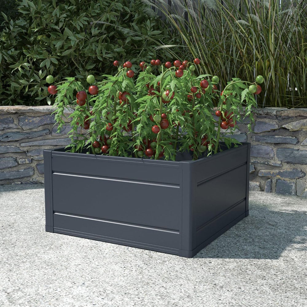 Garden Gear Plastic Raised Garden Bed 60 x 60cm 2 Pack Image 4