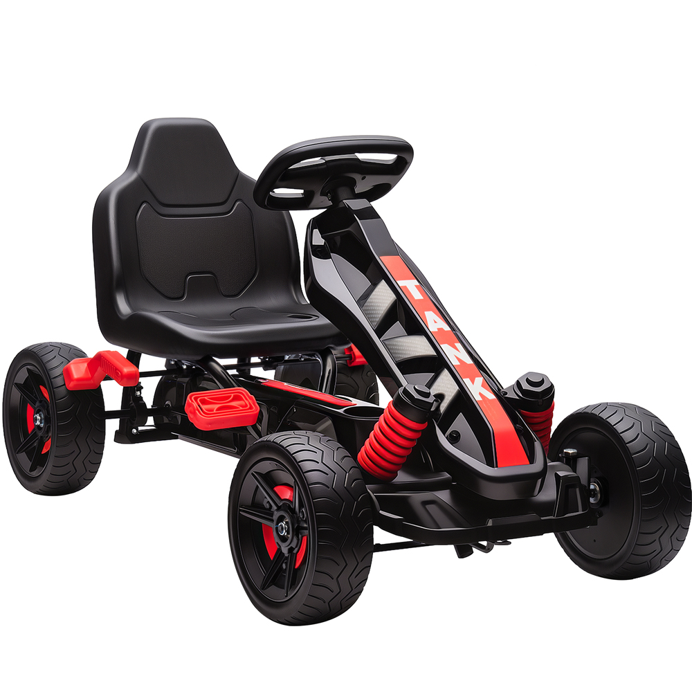 Tommy Toys Kids Pedal Go Kart with Automatic Clutch Red Image 1