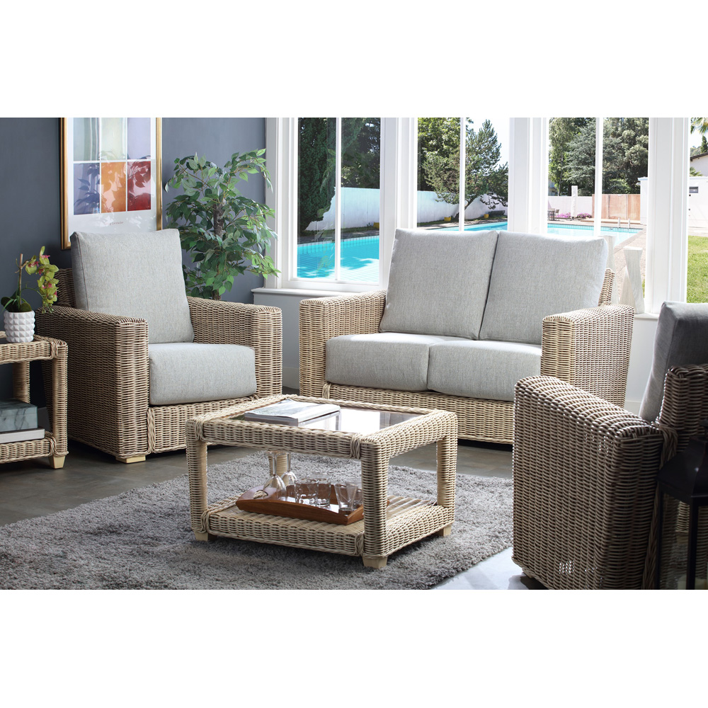 Desser Burford Natural Rattan Coffee Table Image 4