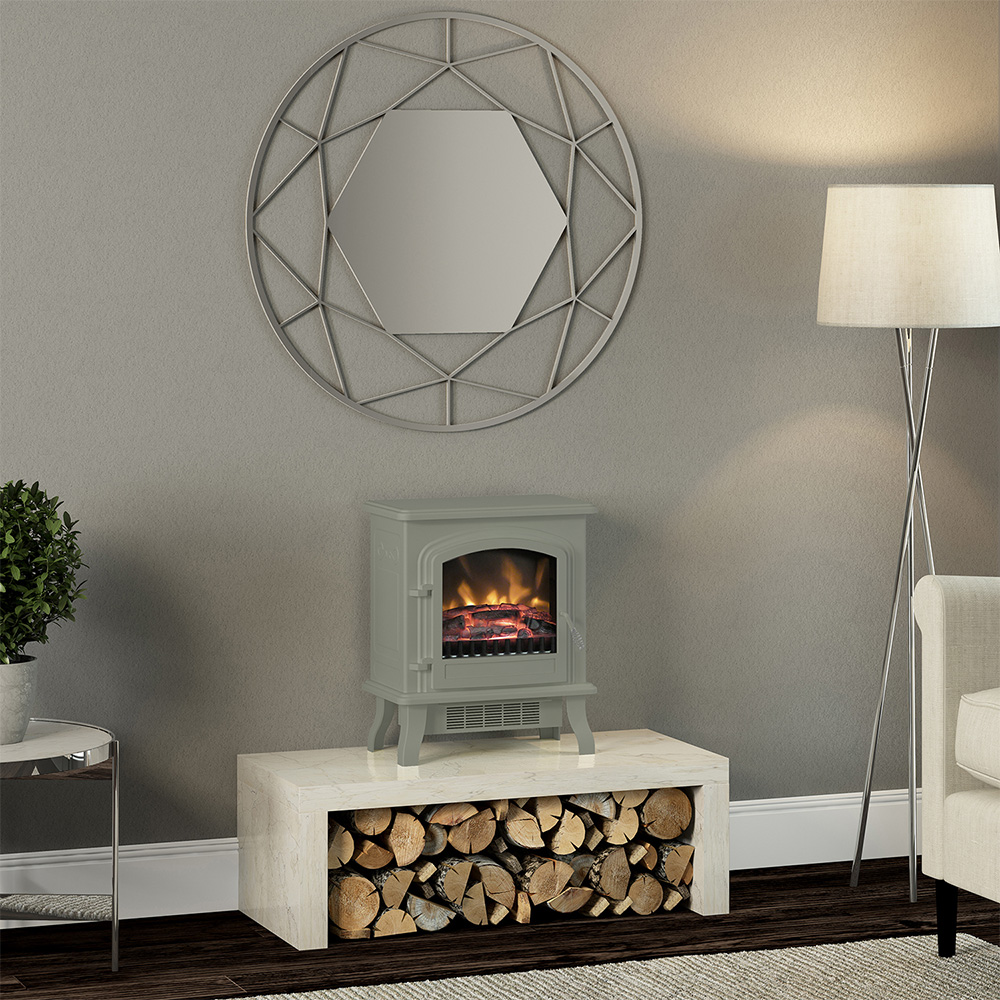 Be Modern Colman French Grey Electric Stove Image 2