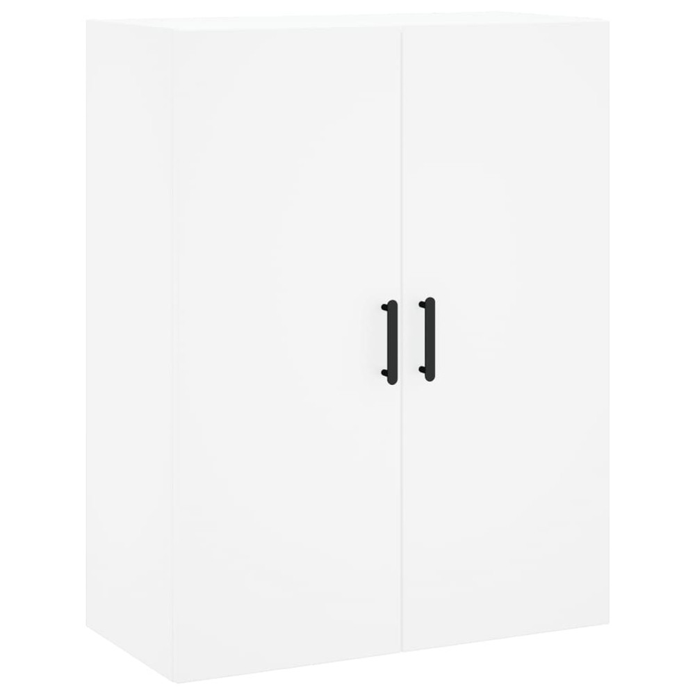 vidaXL 2 Door 3 Shelf White Highboard Image 5