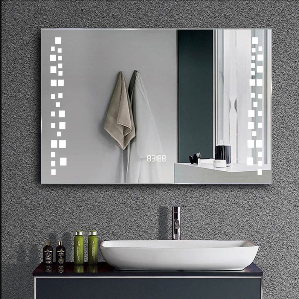 H&O Direct Surface Mounted Fog Free LED Bathroom Mirror Image 2